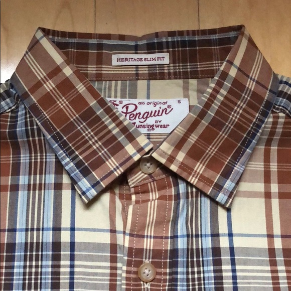 Penguin heritage slim fit button down size small - Picture 3 of 6